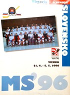Informator Reprezentacja Słowacji Mistrzostwa Świata w hokeju na lodzie 1996 + plakat