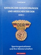 Książka Katalog nagród i odznak NRD (tom 3) - Organizacje sportowe i ich mistrzostwa